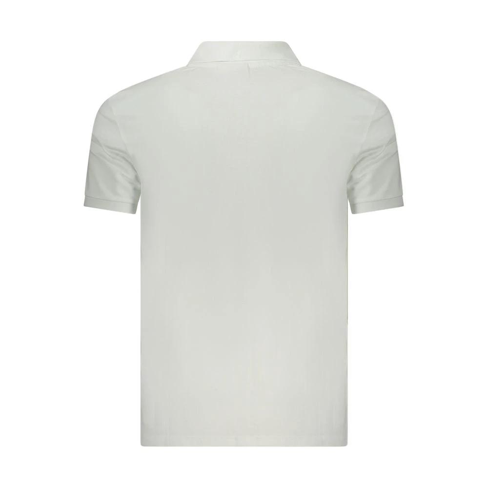 Calvin Klein Bianco Cotton Men Polo by Calvin Klein