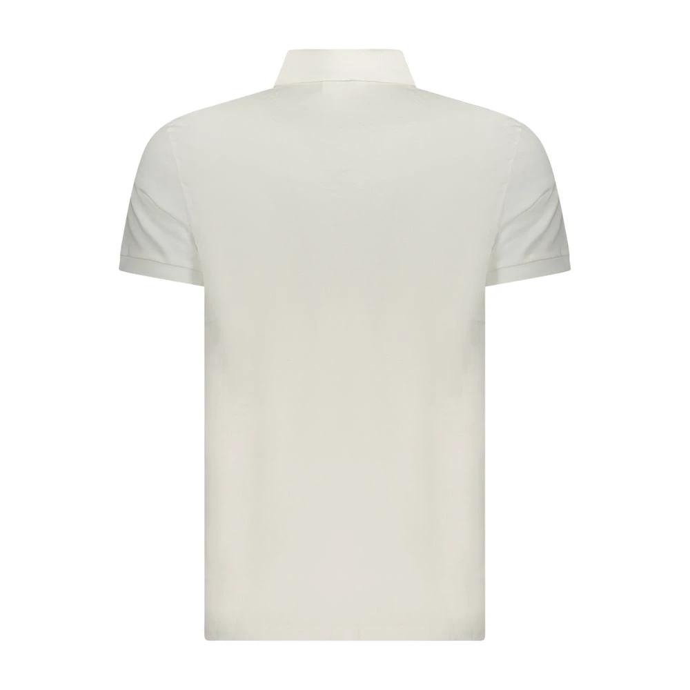 Calvin Klein Bianco Cotton Men Polo by Calvin Klein