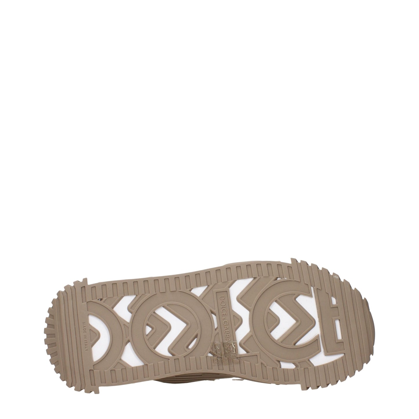 Dolce & Gabbana White Fabric Athletic Sneakers