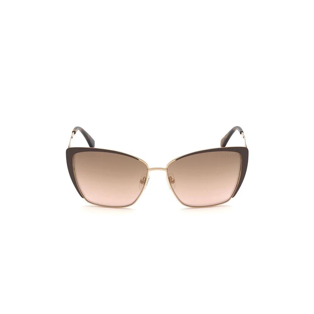 Guess Brown Metal Sunglasses by Guess