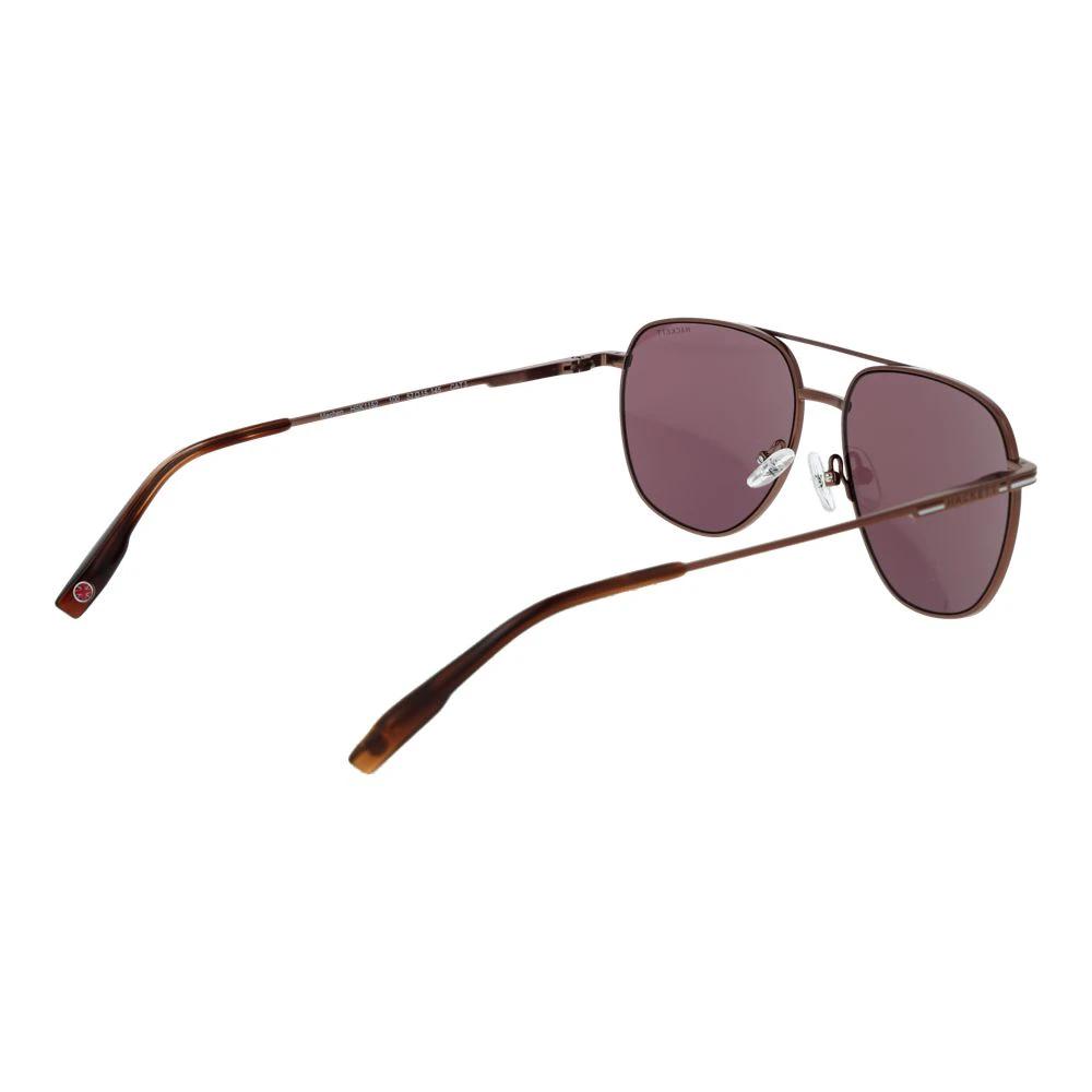 Hackett Brown Metal Sunglasses by Hackett
