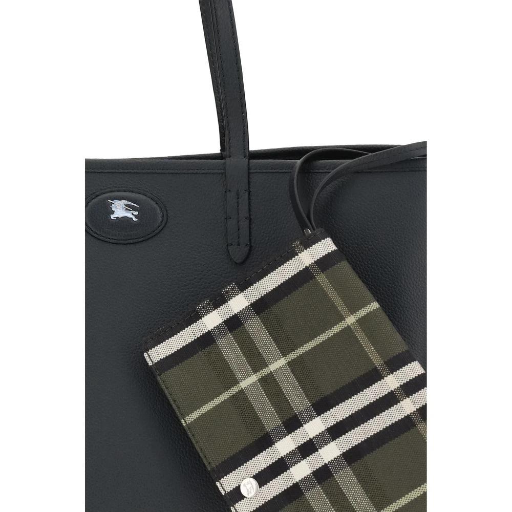 Burberry Black Calf Leather Bos Taurus Shoulder Bag by Burberry