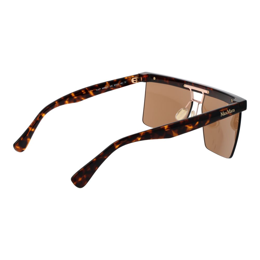 Lunettes de Soleil Max Mara Marron Browline – Authentique | HBPS Fashion