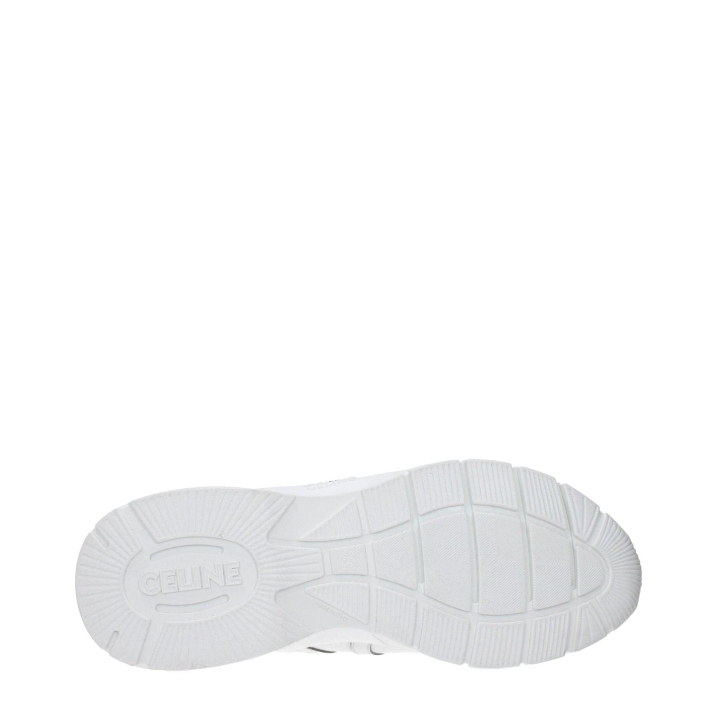 Celine White Leather Athletic Sneakers by Celine
