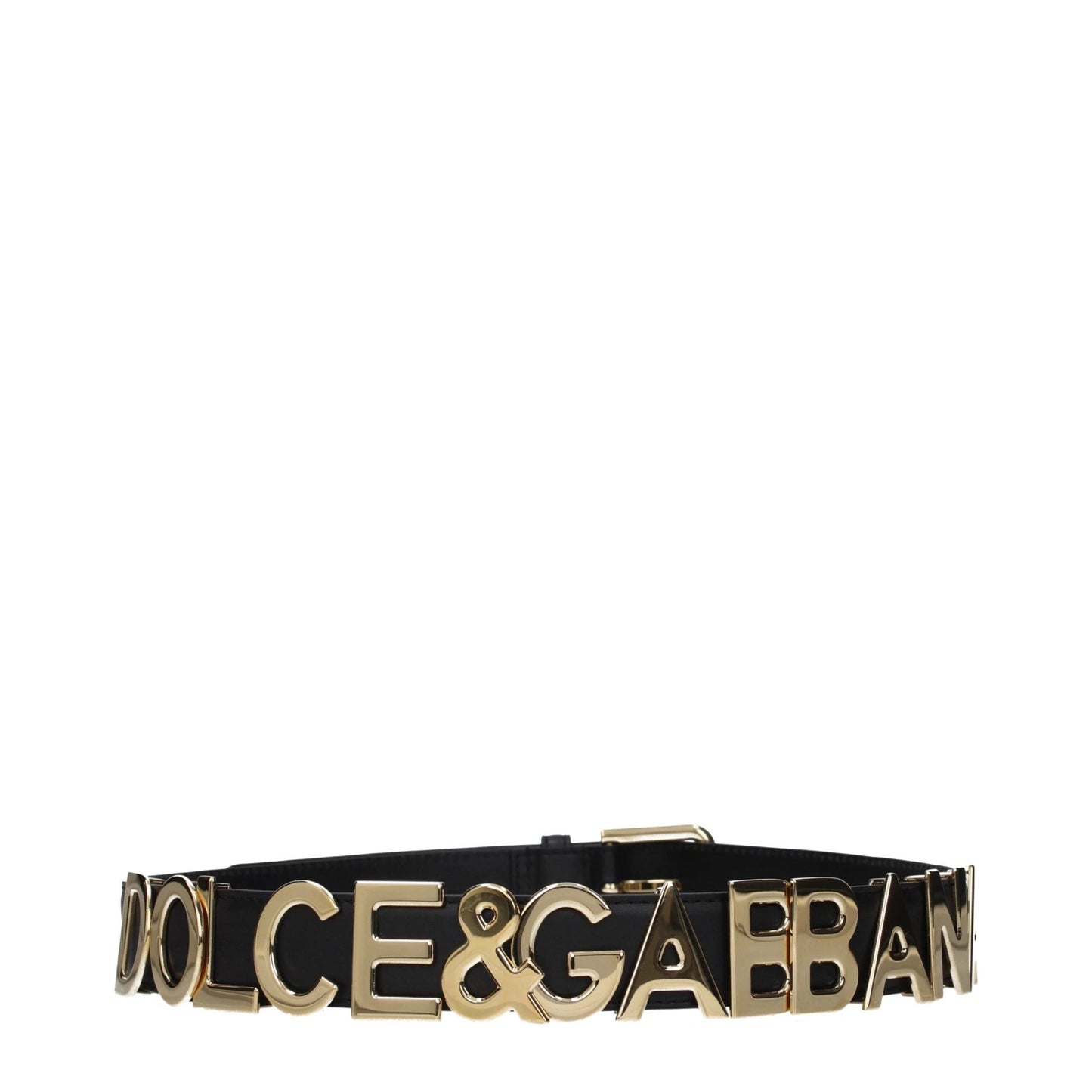 Dolce & Gabbana Black Leather Regular Belt by Dolce & Gabbana