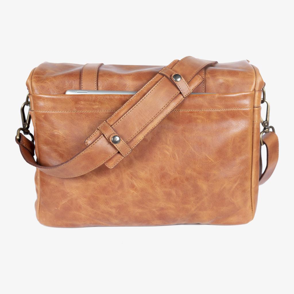 Roma Tanned Leather Camera Bag