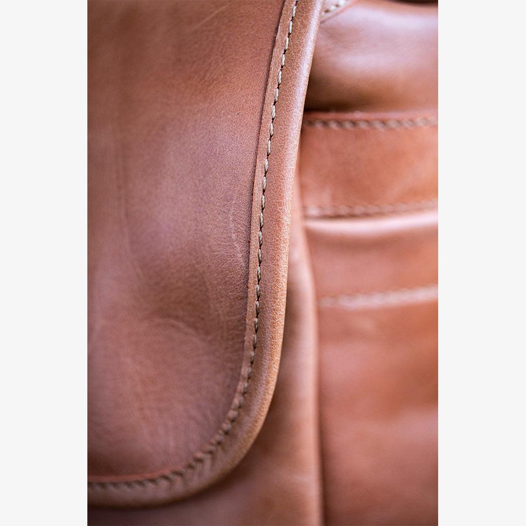 Roma Tanned Leather Camera Bag