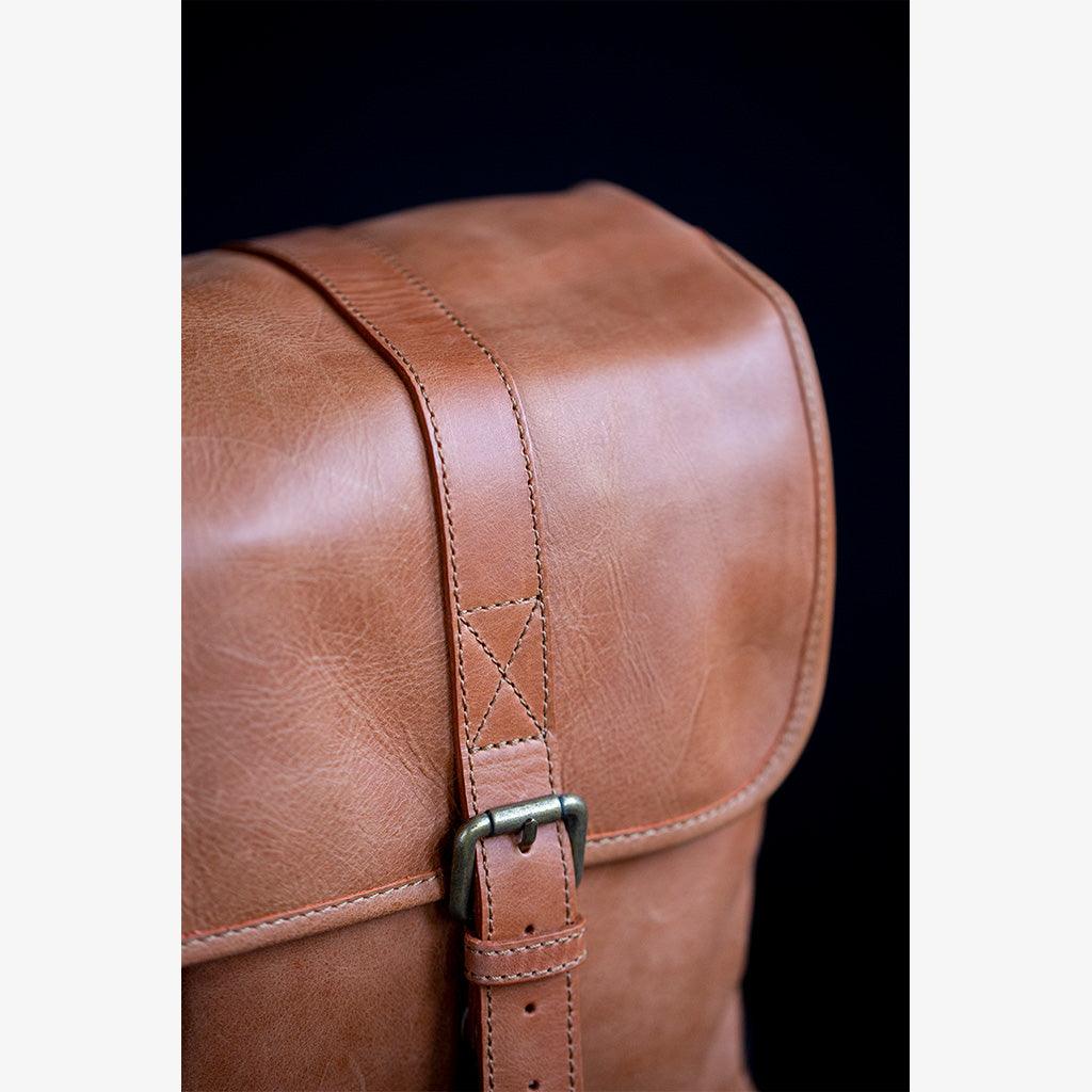 Roma Tanned Leather Camera Bag