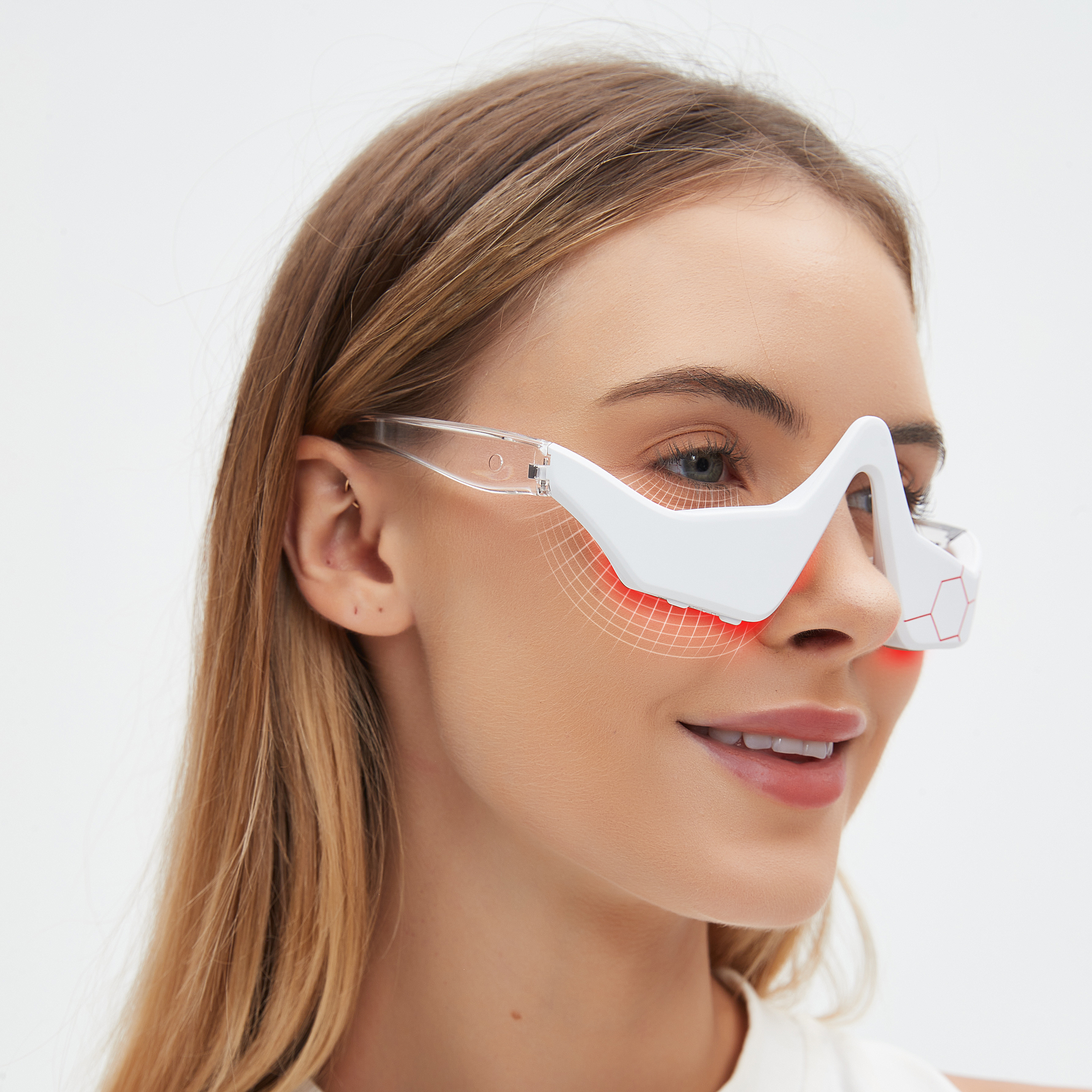 ETERNAS® Gafas de masaje corrector con LED y microcorriente