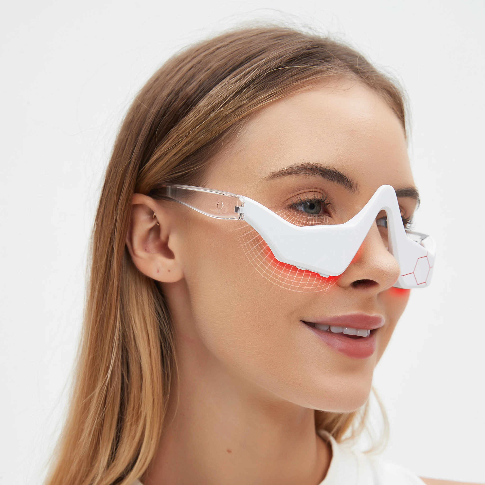 Lunettes massantes anti-cernes avec LED et microcourant by Eternas