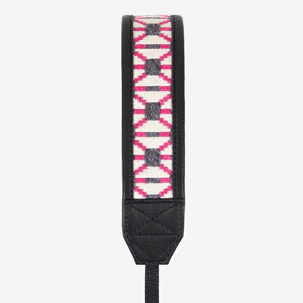 Jaipur #104 - Fabric & Leather camera strap