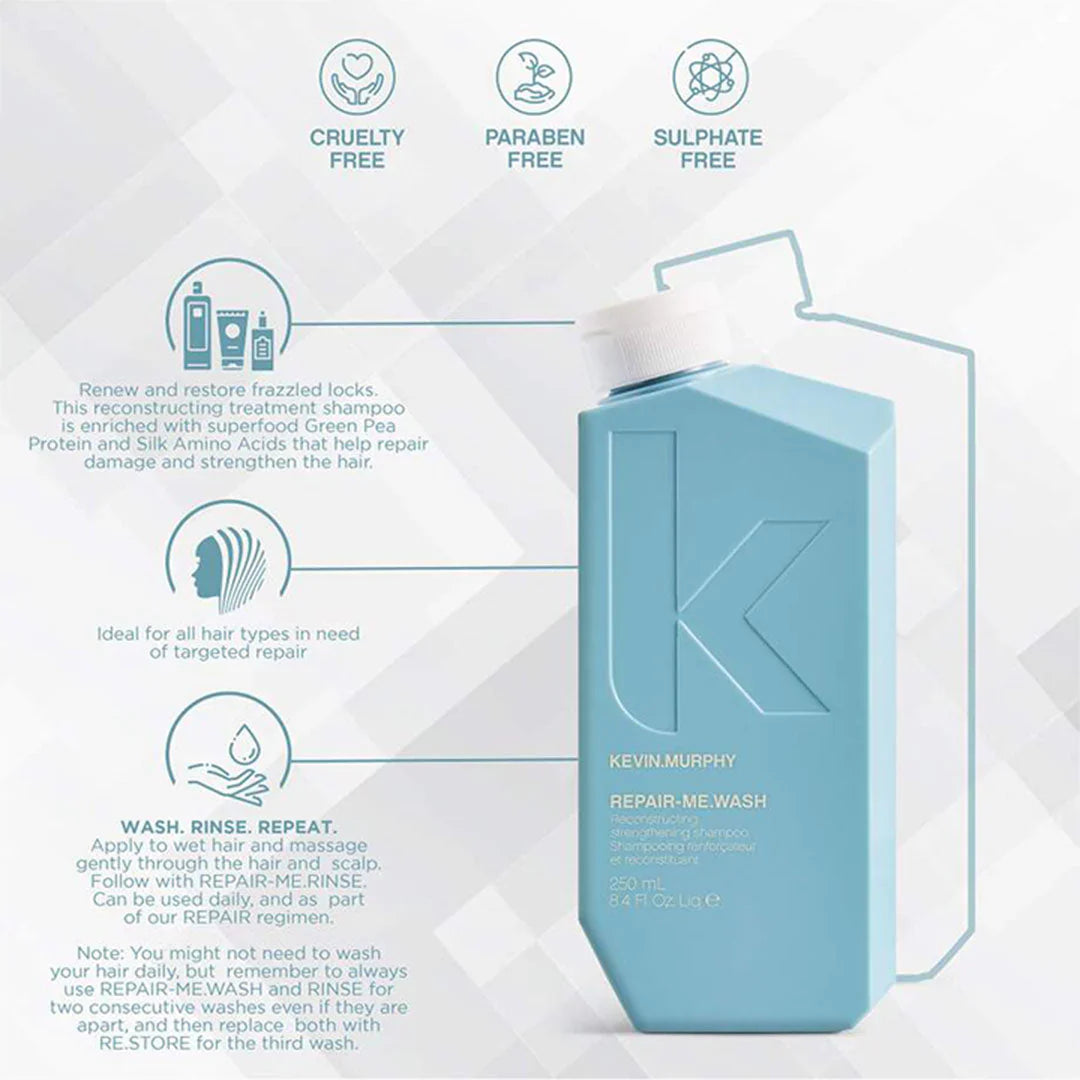 Shampoing repair-Me Wash 250 ml - Kevin Murphy
