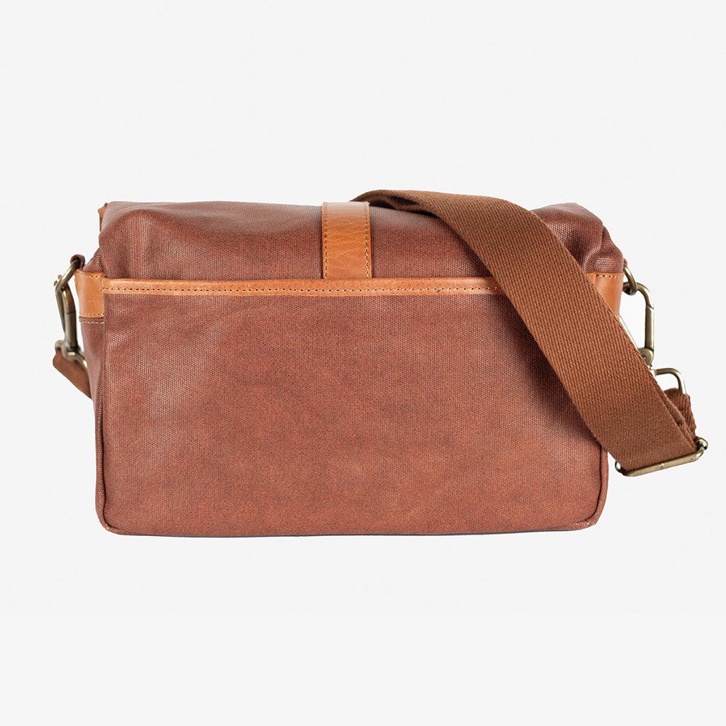París Coffee Waxed Canvas Camera Bag