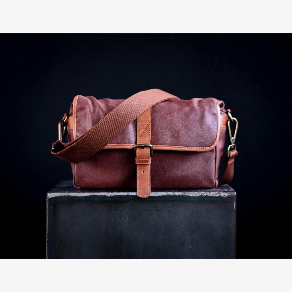 París Coffee Waxed Canvas Camera Bag