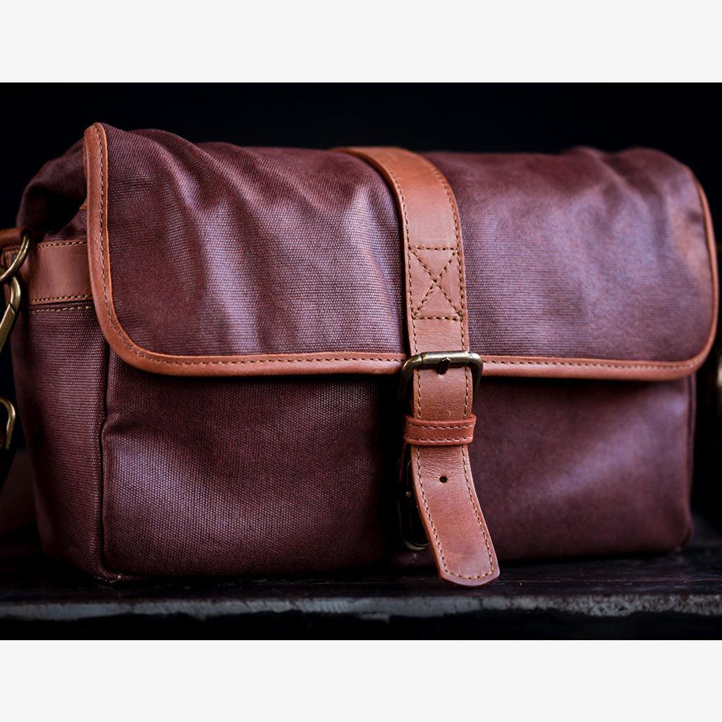 París Coffee Waxed Canvas Camera Bag