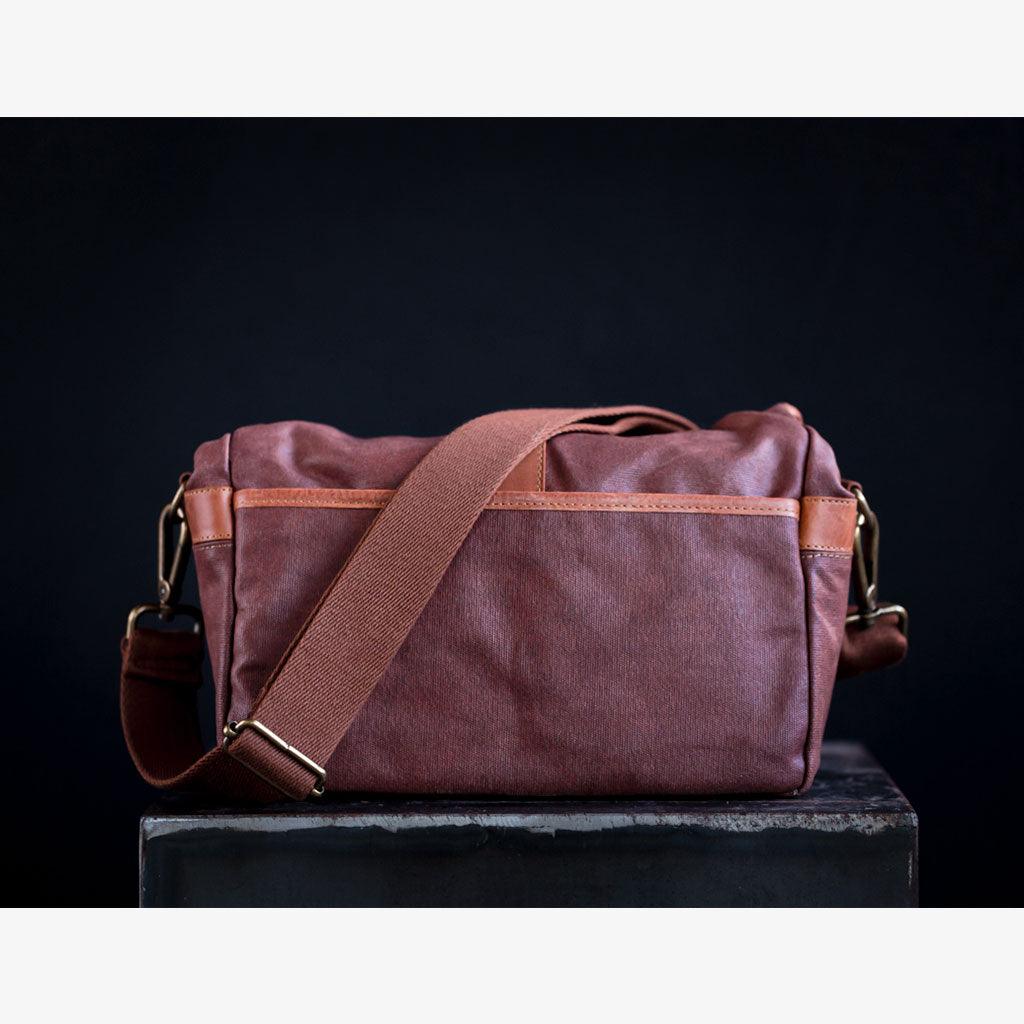París Coffee Waxed Canvas Camera Bag