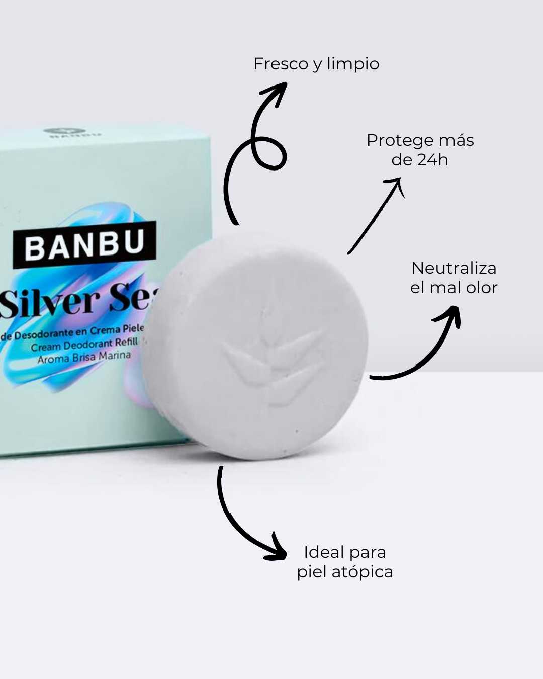 Refill Desodorante Crema ECO Piel Sensible SILVER SEA
