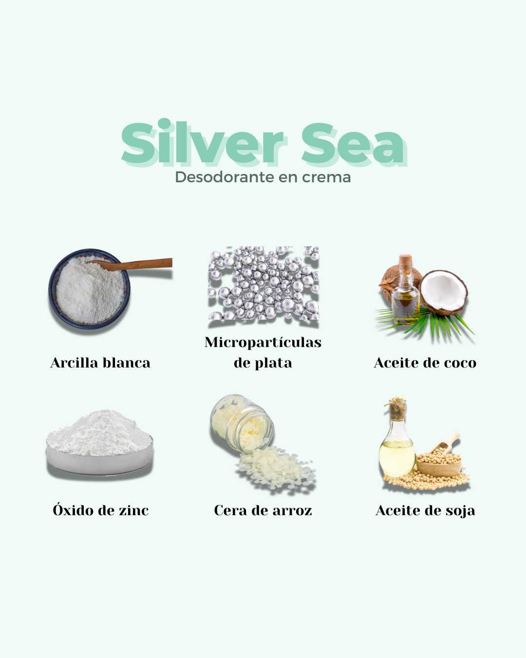 Refill Desodorante Crema ECO Piel Sensible SILVER SEA