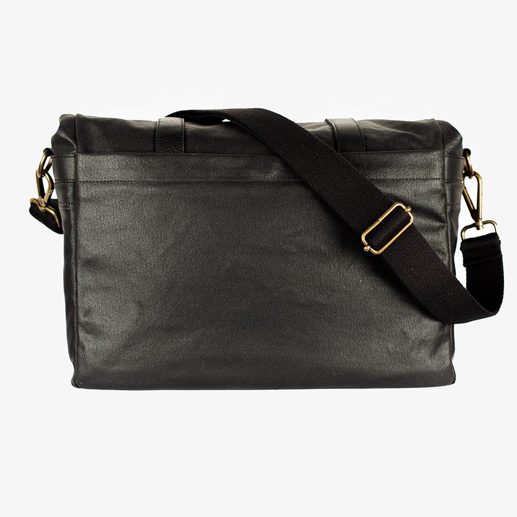 Limited Edition - Roma Black Waxed Canvas Camera Bag