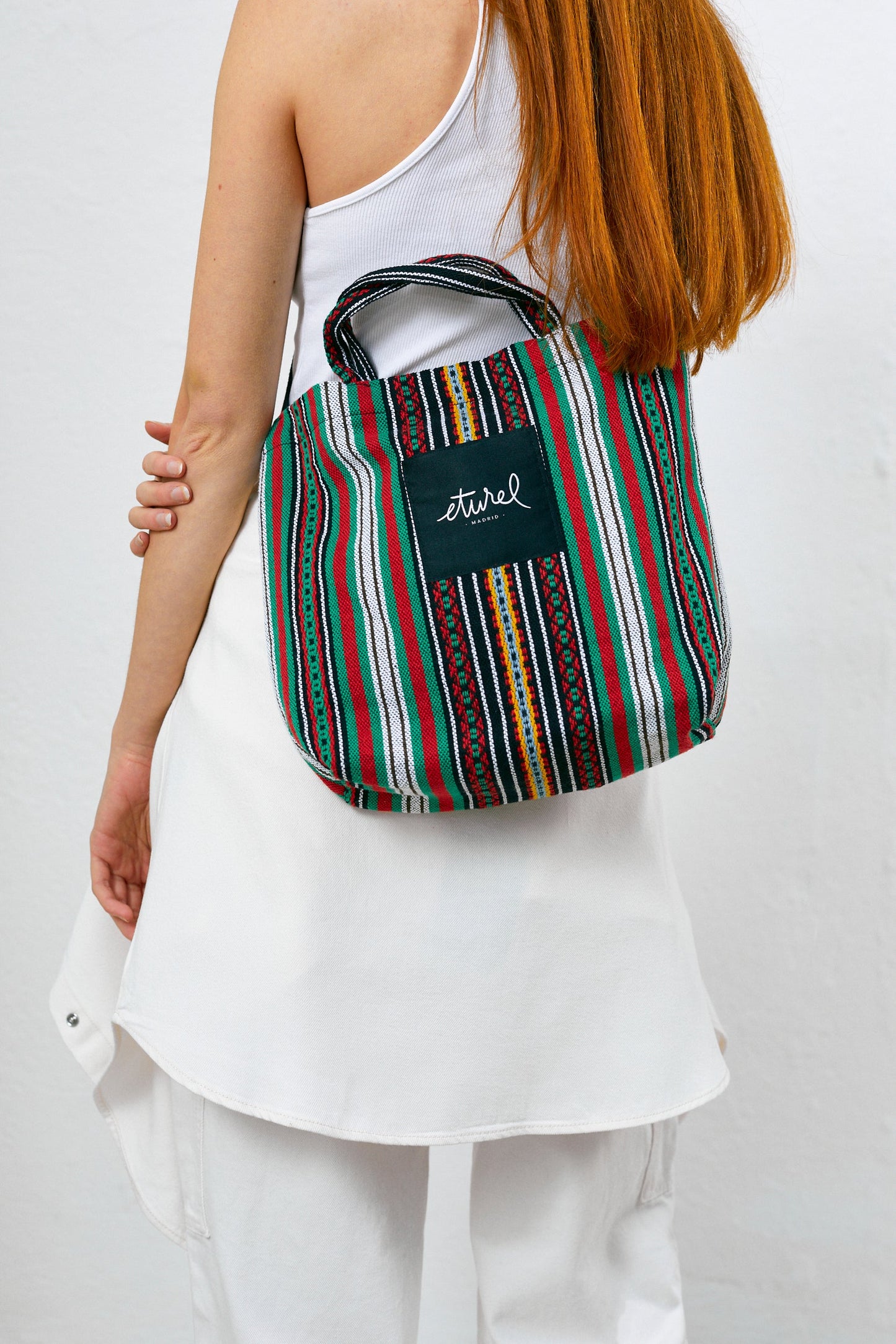 Tote bag cruzada granada verde