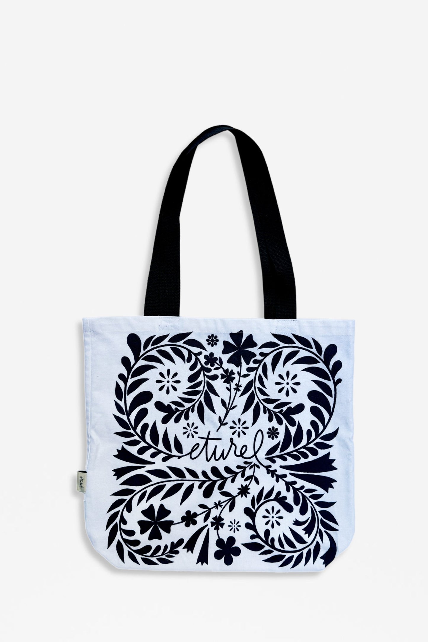 Tote Bag folklore blanco