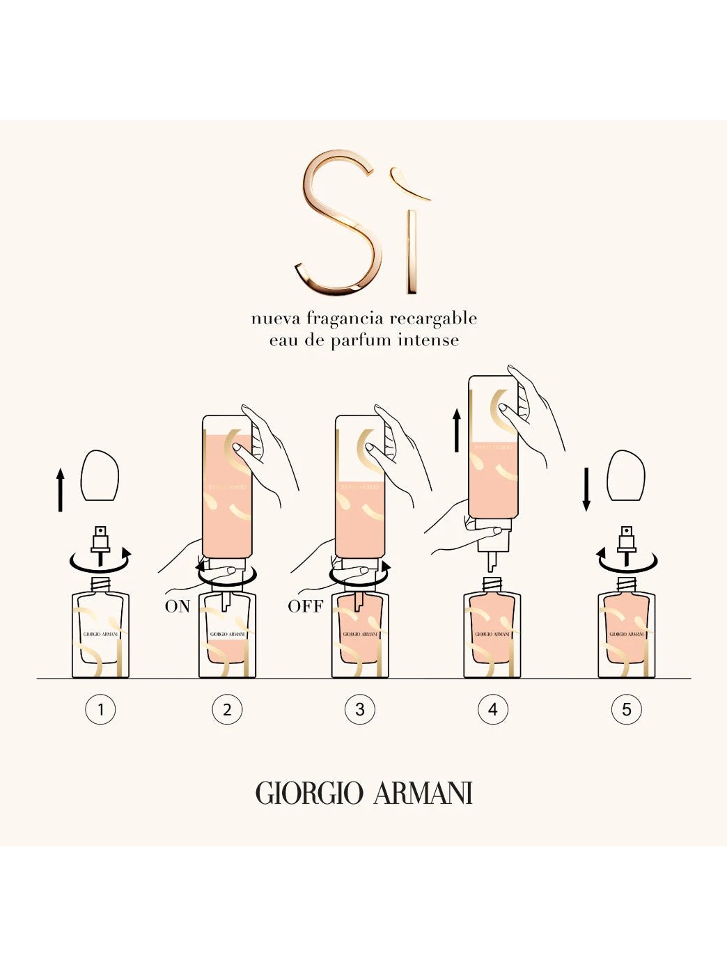 Sì Eau de Parfum Intense Recarga by Perfumerías Padilla
