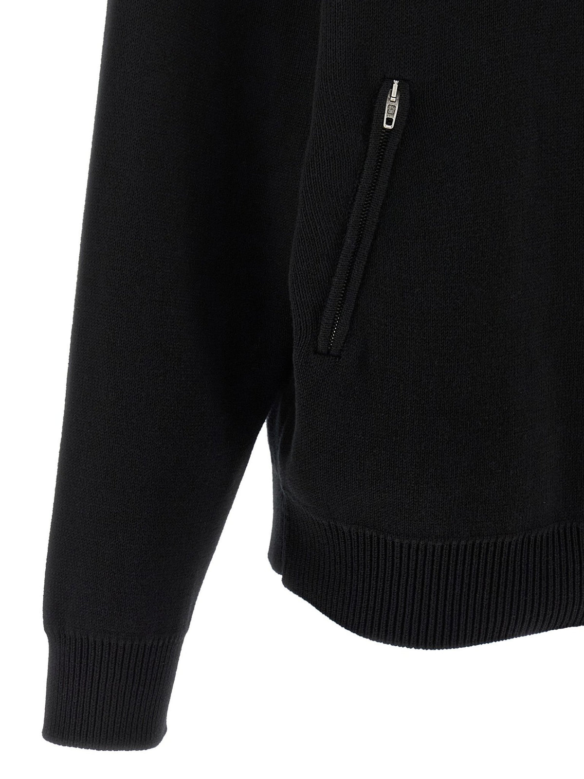 Balenciaga Black Cotton Cardigan - HBPS Beauty & Fashion