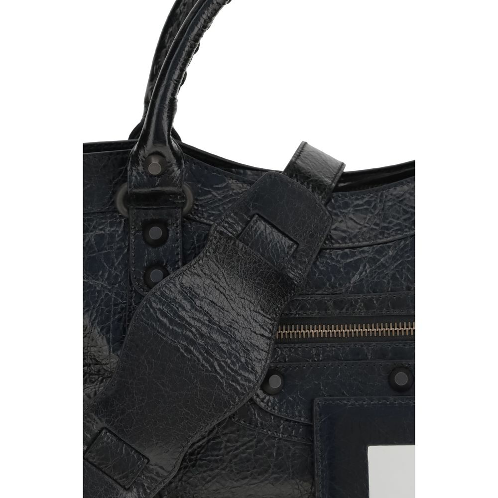 Balenciaga Black Lamb Ovis Aries Aries Shoulder Bag - HBPS Beauty & Fashion