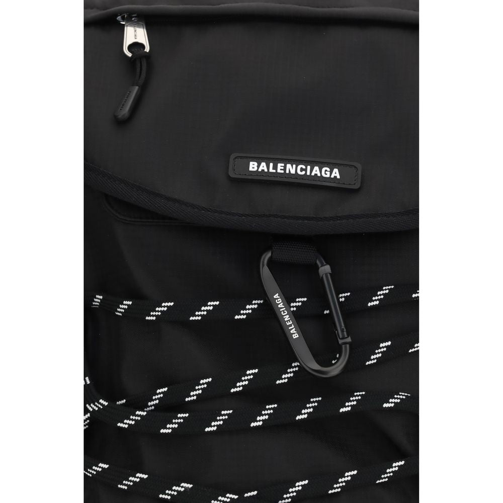 Balenciaga Black Nylon Backpack - HBPS Beauty & Fashion