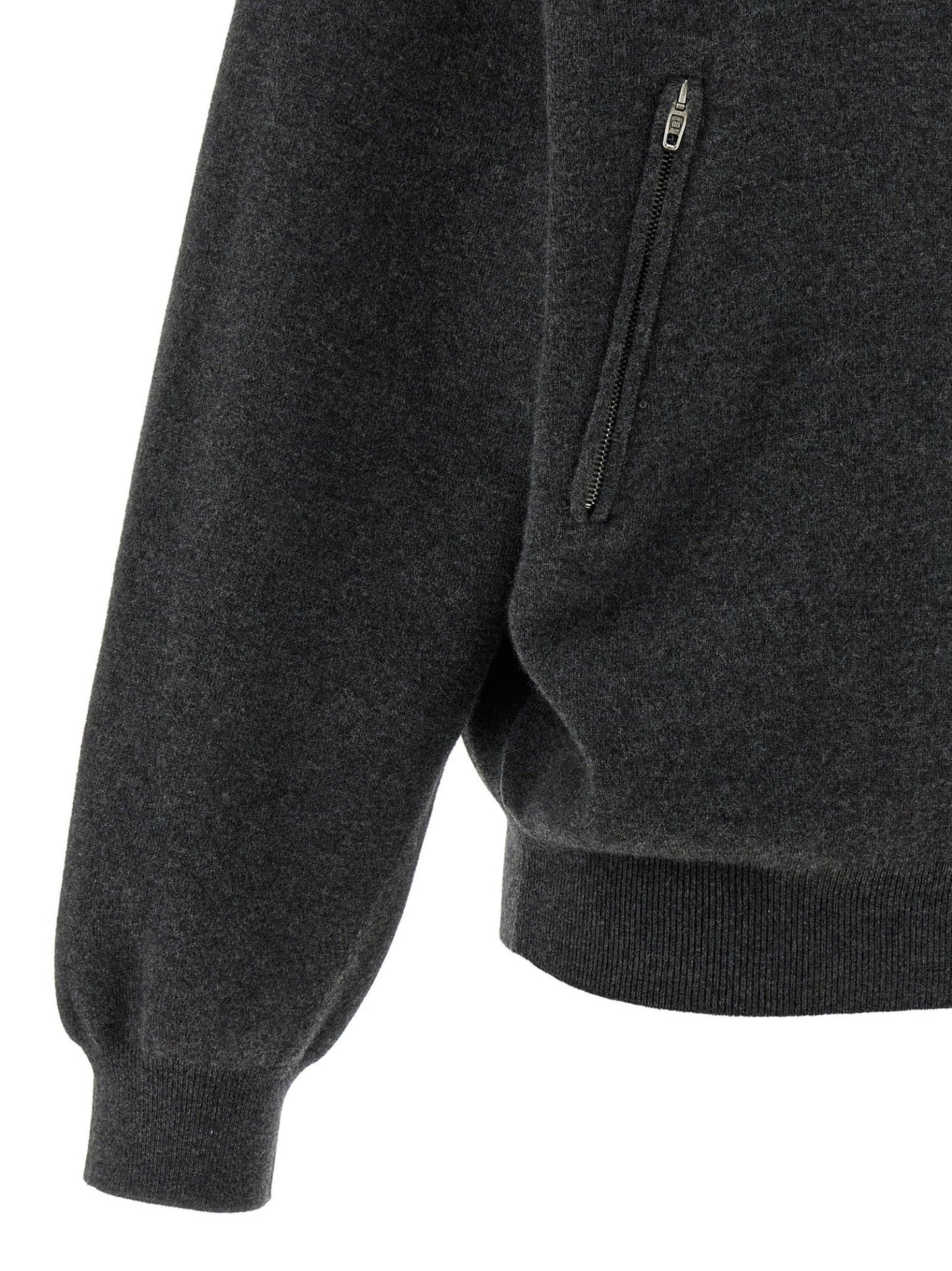 Balenciaga Gray Wool Cardigan - HBPS Beauty & Fashion
