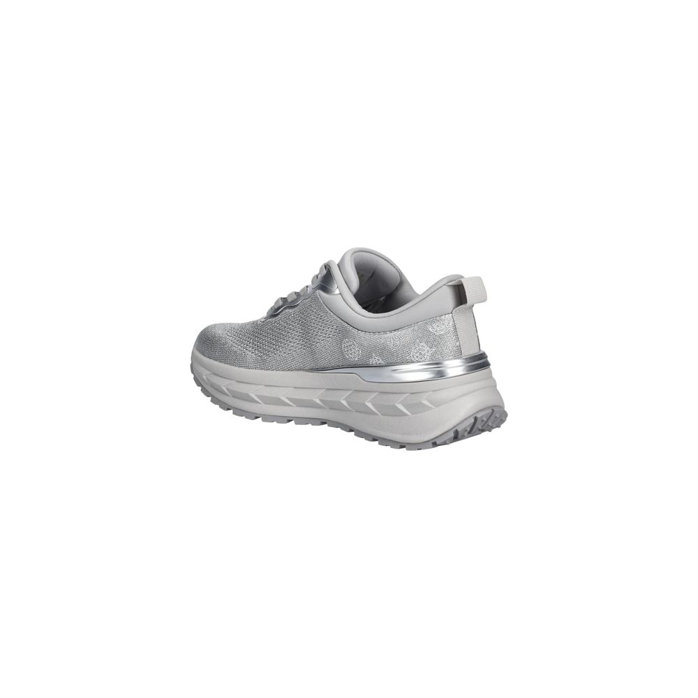 Baskets Guess femme Runit3 en polyester argenté – GU-18816700226 - HBPS Beauty & Fashion