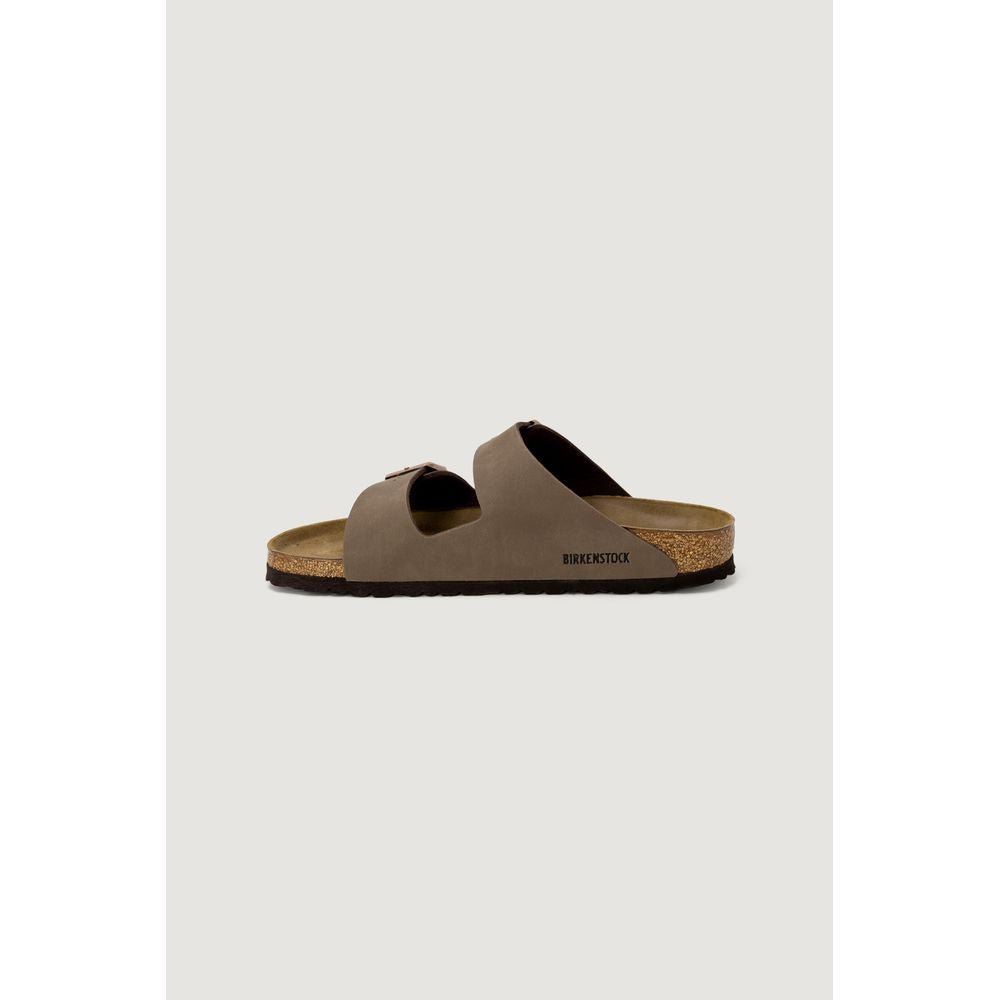 Birkenstock Brown Synthetic Flat Sandals - HBPS Beauty & Fashion