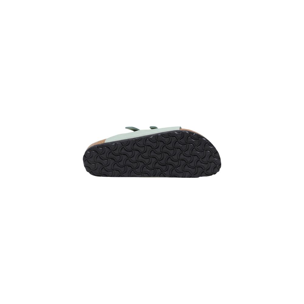 Birkenstock Green Leather Flat Sandals - HBPS Beauty & Fashion
