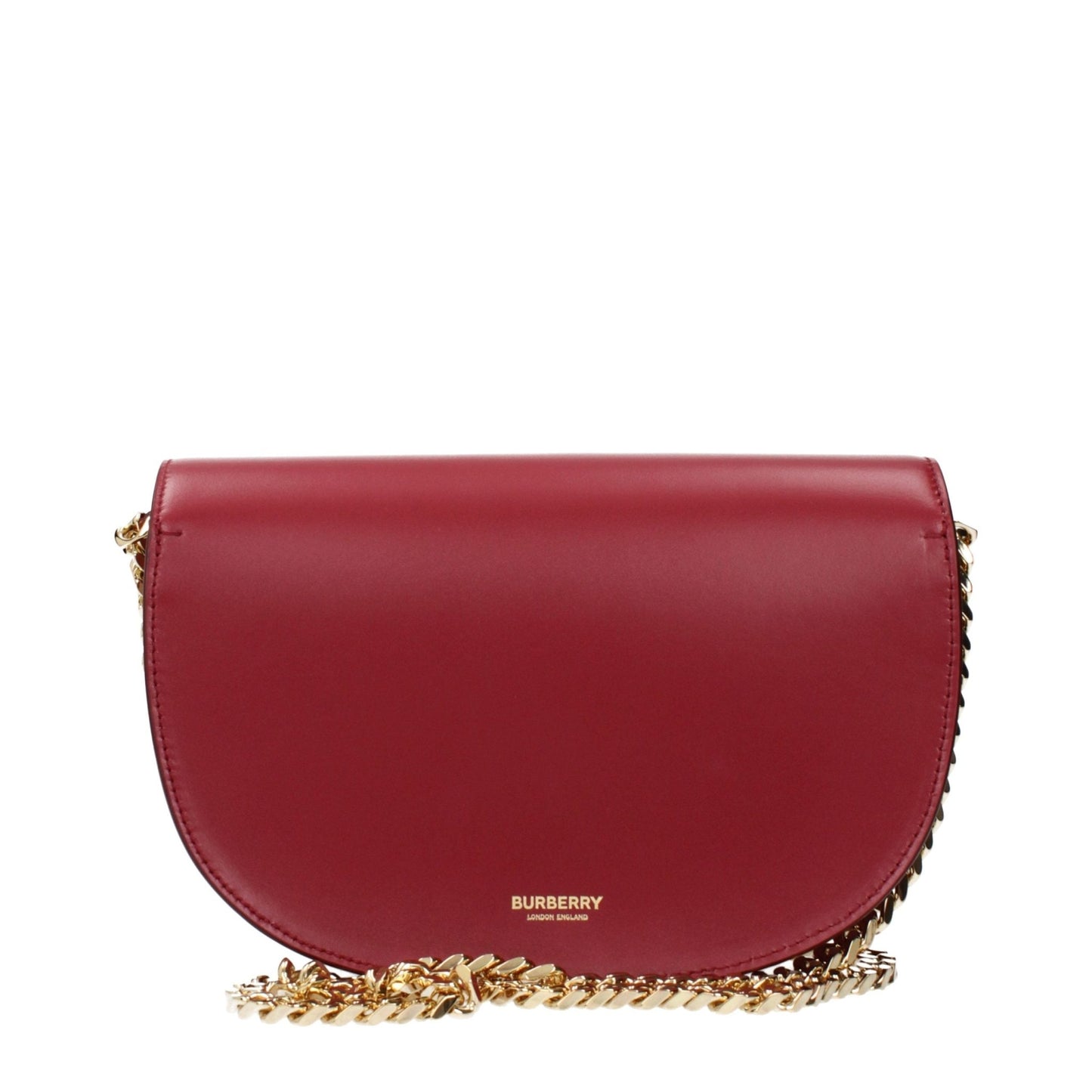 Burberry Red Leather Shoulder Bag - HBPS Beauty & Fashion