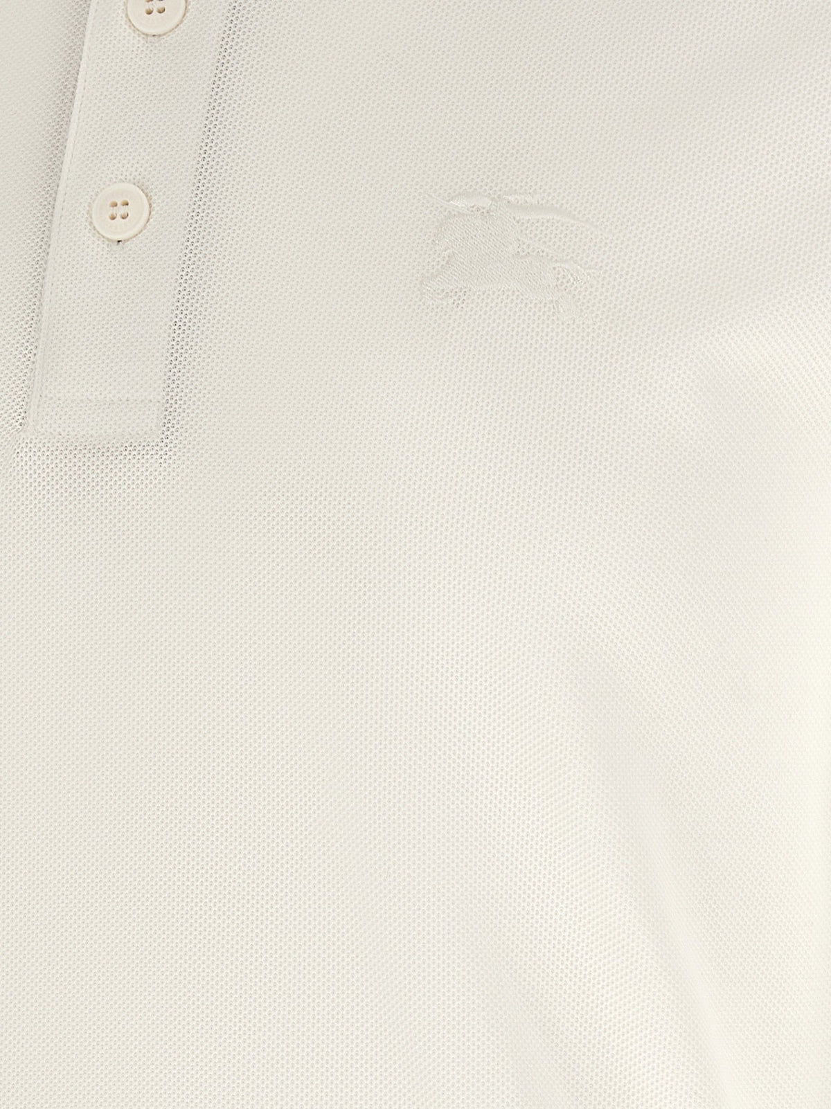 Burberry White Cotton Polo Shirt - HBPS Beauty & Fashion