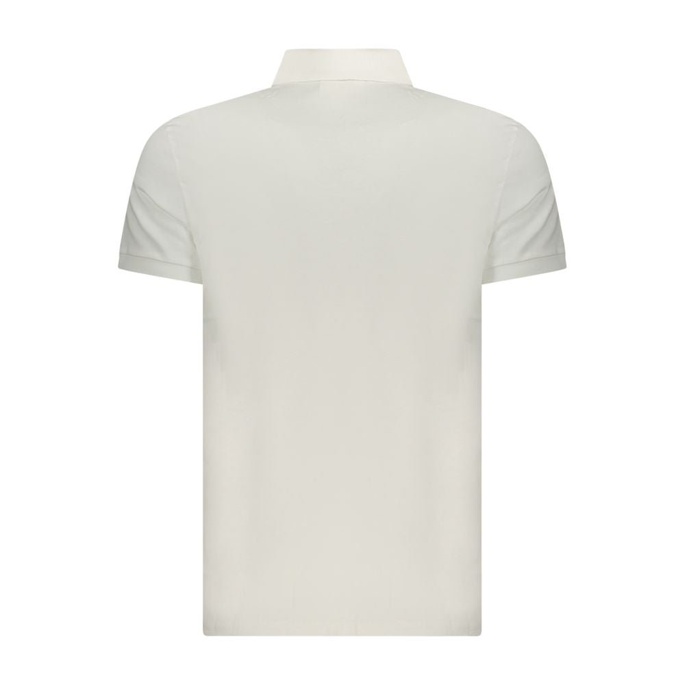Calvin Klein Bianco Cotton Men Polo - HBPS Beauty & Fashion