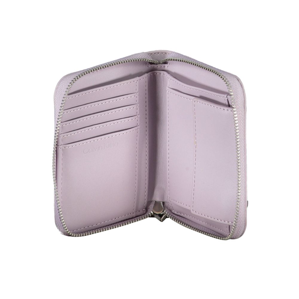 Calvin Klein Purple Polyester Women Wallet - HBPS Beauty & Fashion