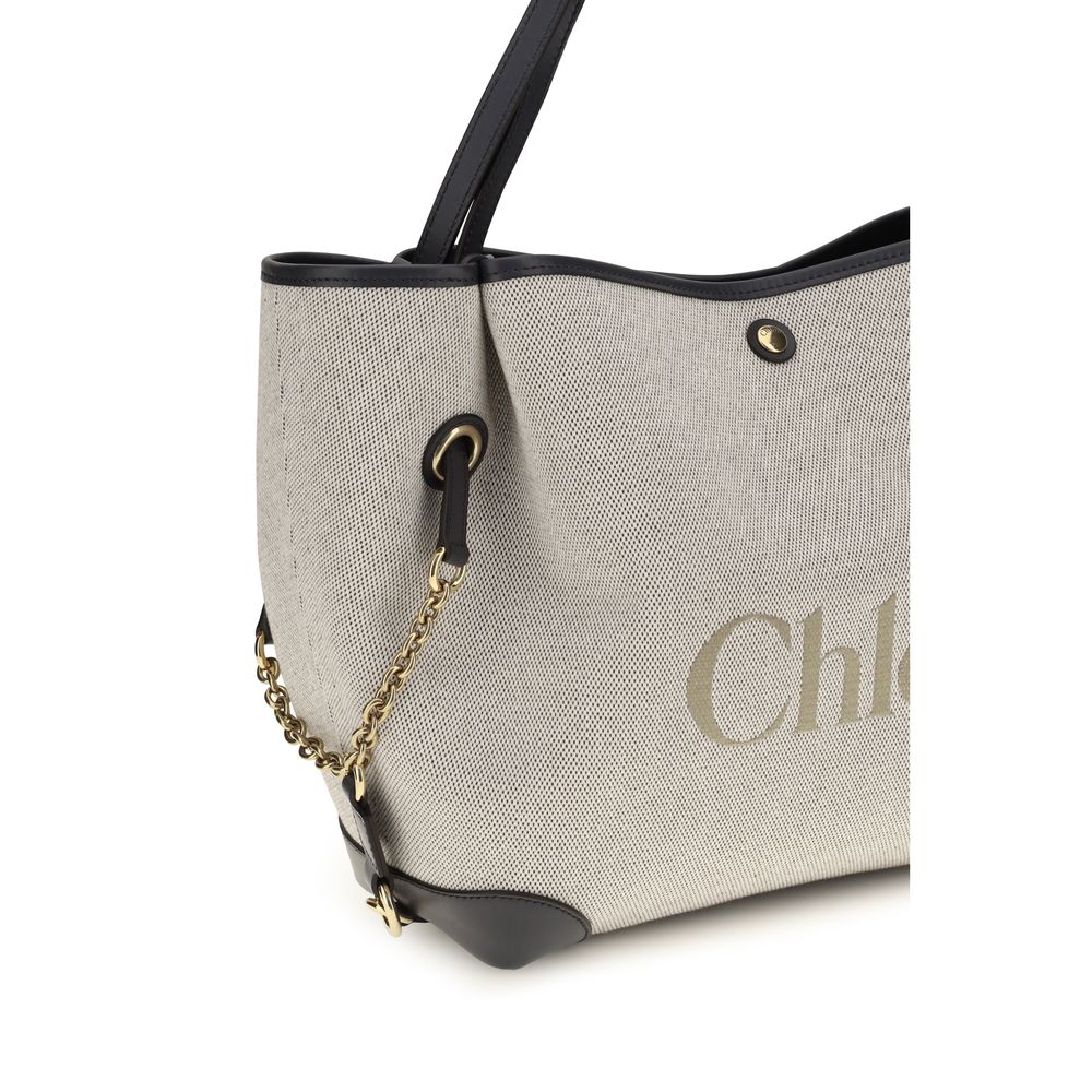 Chloé Gray Cotton Shoulder Bag - HBPS Beauty & Fashion