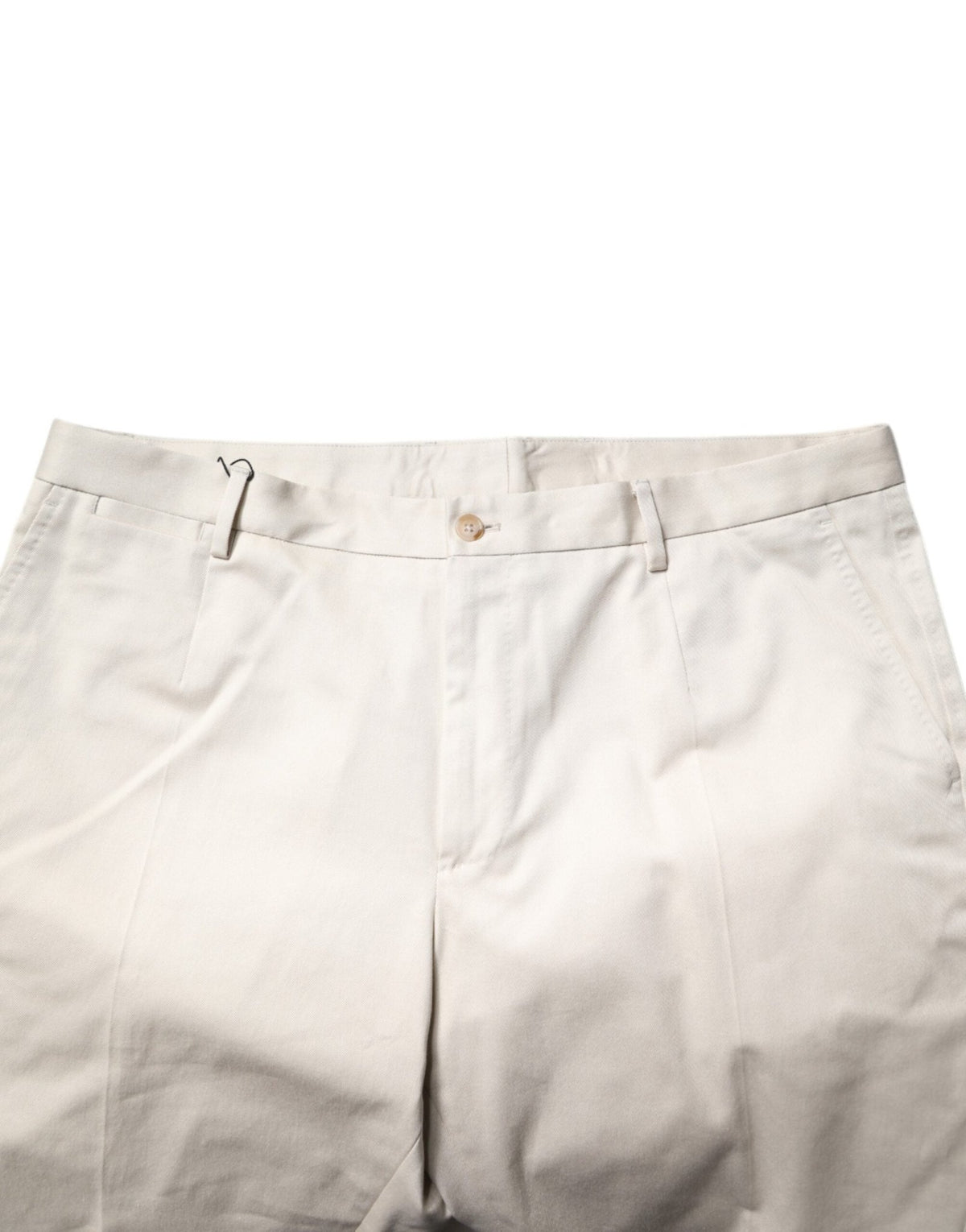 Dolce & Gabbana Beige Cotton Stretch Mid Waist Bermuda Shorts - HBPS Beauty & Fashion