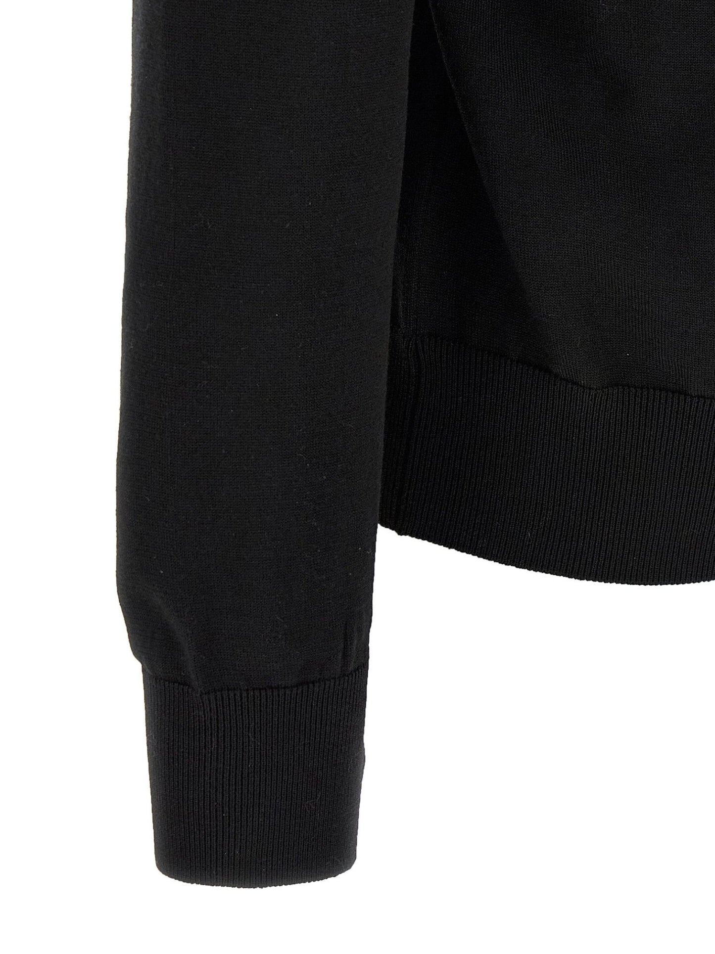 Dolce & Gabbana Black Virgin Wool Cardigan - HBPS Beauty & Fashion