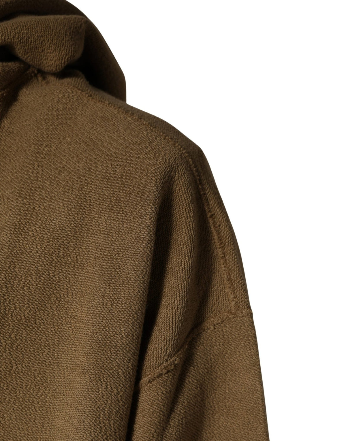 Dolce & Gabbana Brown Cotton Logo Coin Hooded Pullover Sweater - HBPS Beauty & Fashion
