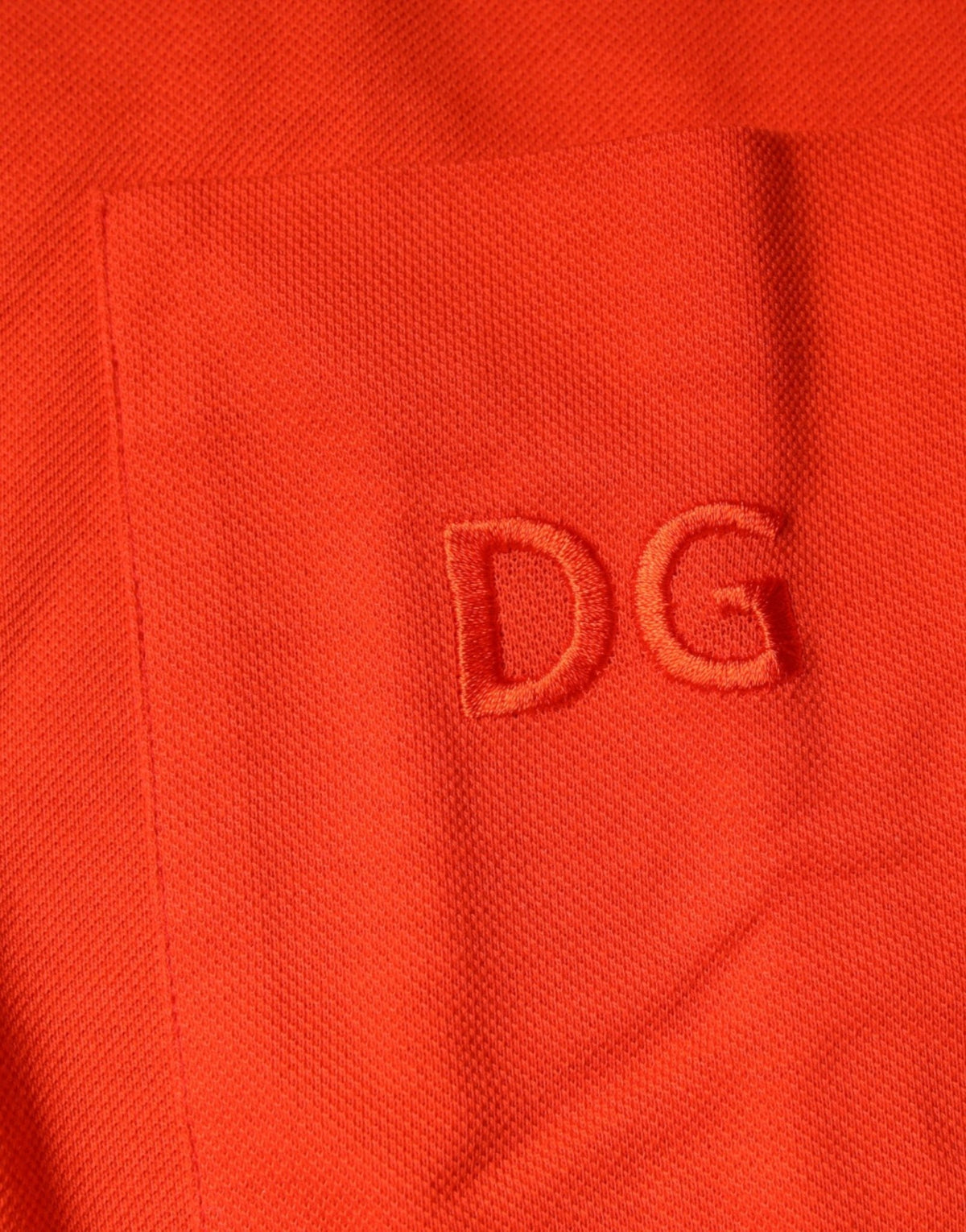 Dolce & Gabbana Orange Cotton Button Down Casual Polo Shirt - HBPS Beauty & Fashion