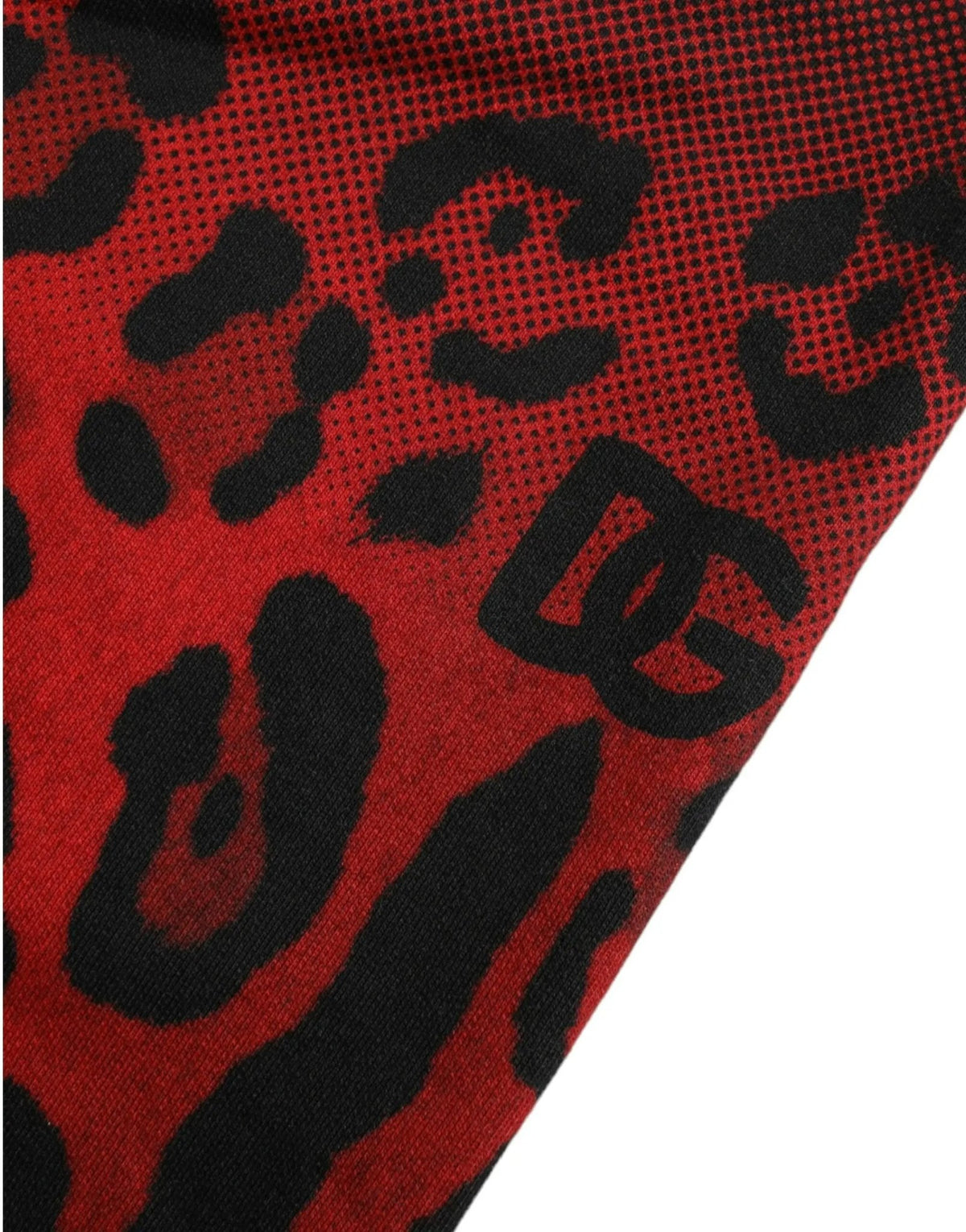 Dolce & Gabbana Red Leopard Print Cotton Bermuda Shorts - HBPS Beauty & Fashion