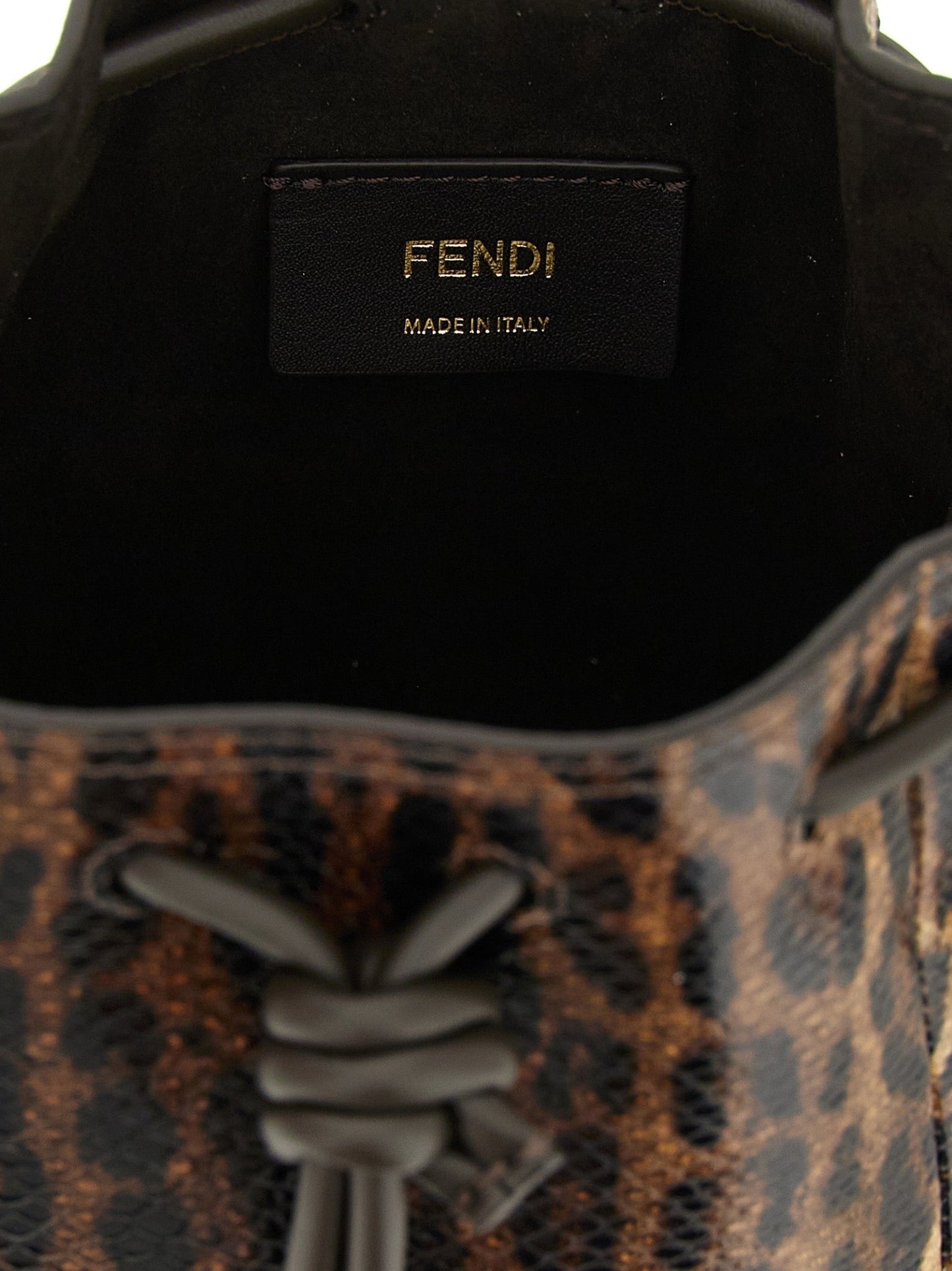 Fendi Brown Velvet Leather Handbag - HBPS Beauty & Fashion