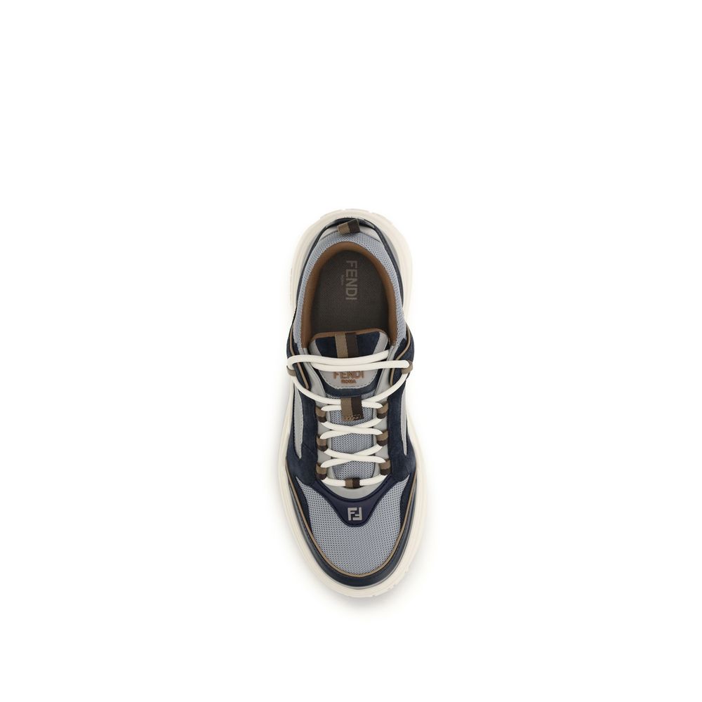 Fendi Multicolor Calf Leather Bos Taurus Athletic Sneakers - HBPS Beauty & Fashion
