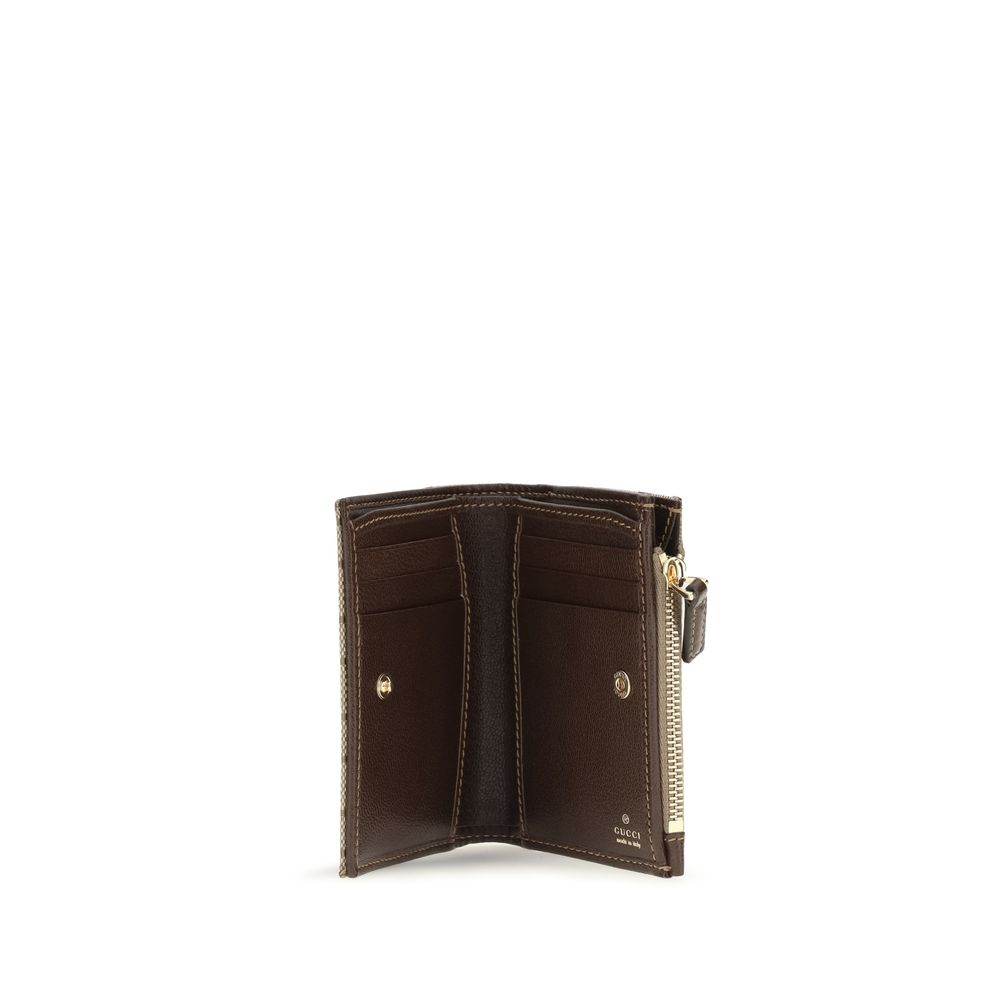 Gucci Brown Cotton Wallet - HBPS Beauty & Fashion