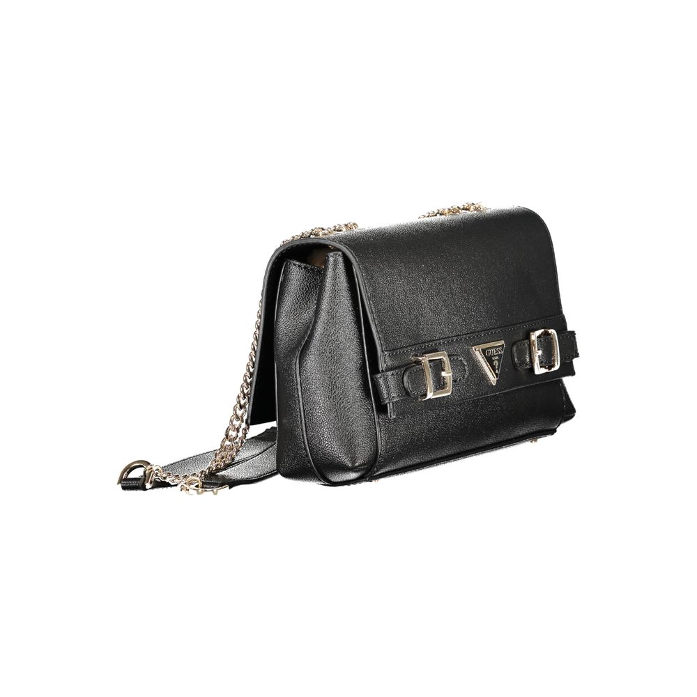 Guess Jeans Black Polyurethane Women Handbag - HBPS Beauty & Fashion