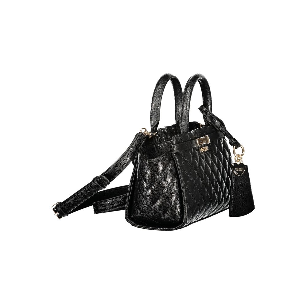 Guess Jeans Black Polyurethane Women Handbag - HBPS Beauty & Fashion