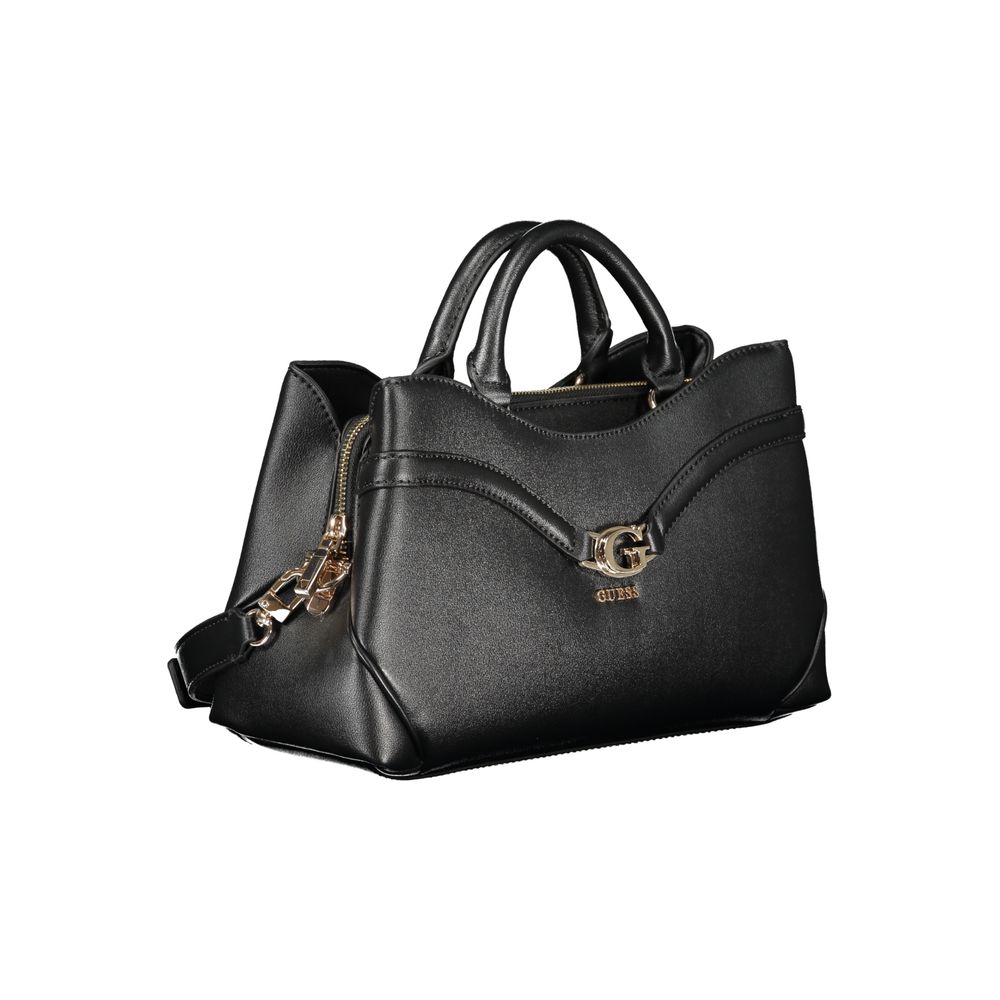 Guess Jeans Black Polyurethane Women's Handbag - HBPS Beauty & Fashion