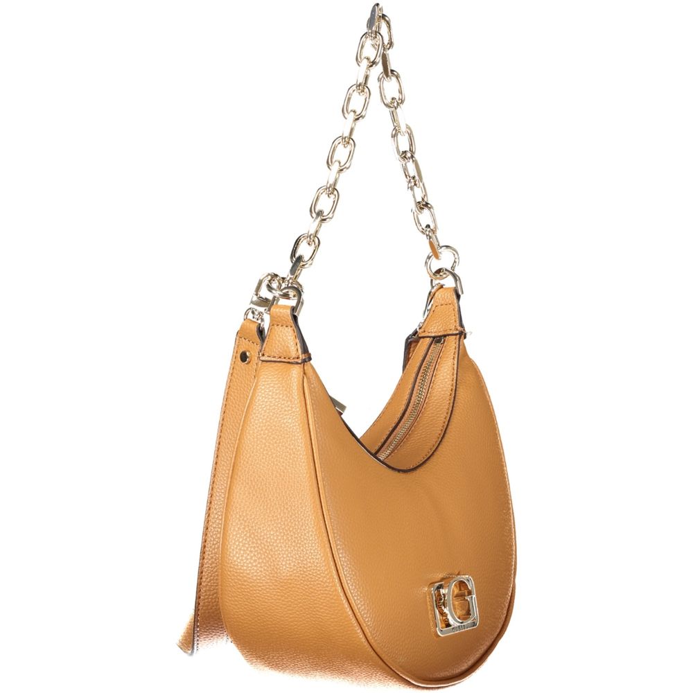 Guess Jeans Marrone Poliuretano Women Handbag - HBPS Beauty & Fashion